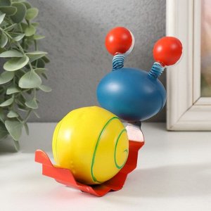 Фигурка металл «Улыбчивая улитка», 15x6.5x12 см, МИКС