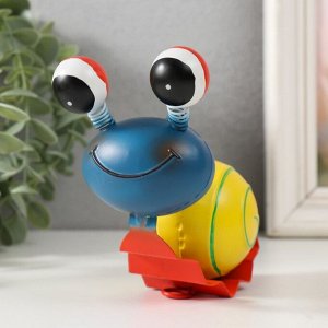 Фигурка металл «Улыбчивая улитка», 15x6.5x12 см, МИКС