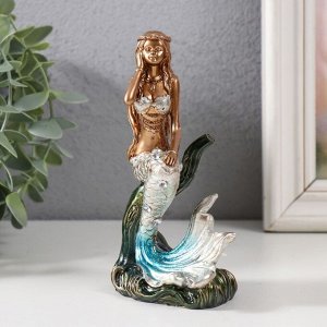 Фигурка полистоун «Русалка на волне», 7.8x5.2x13.5 см, МИКС