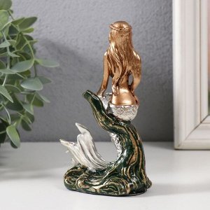 Фигурка полистоун «Русалка на волне», 7.8x5.2x13.5 см, МИКС
