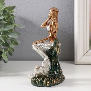 Фигурка полистоун «Русалка на волне», 7.8x5.2x13.5 см, МИКС