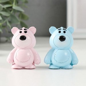 Фигурка полистоун «Яркий мишка», 2x4x5 см, МИКС