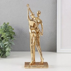 Фигурка полистоун «Двое: верность», золото, 25.5x9.5x5.5 см