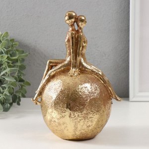 Фигурка полистоун «Моя вселенная», золото, 21.5x16x13 см