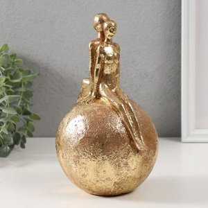 Фигурка полистоун «Моя вселенная», золото, 21.5x16x13 см