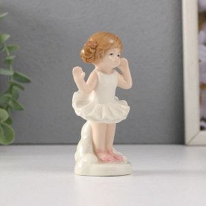 Сувенир керамика "Малышка-балерина" 5х3,6х10 см