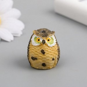 Фигурка полистоун «Лесной совенок», 2.5x2.5x3 см