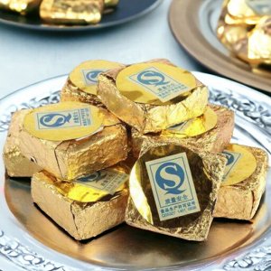 Пуэр элитный "Золотой квадратик", 100 гр.