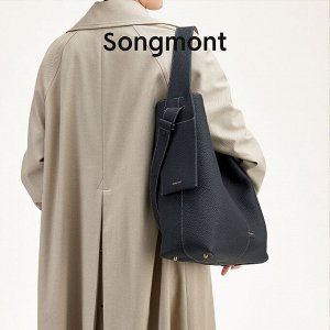 Songmont Сумка-тоун и натурал. кожи, черный