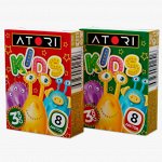 Платочки бумажные &quot;АТОРИ КИДС&quot; 8шт/ 1уп трехслойн.