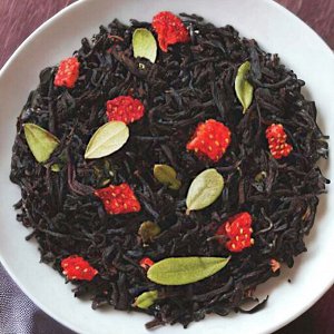 Чай чёрный Земляника со сливками, 100 гр.