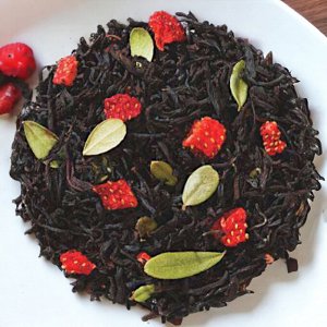 Чай чёрный Земляника со сливками, 100 гр.