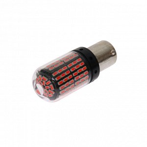 Автолампа светодиодная P21W 1156, 144 SMD, 12 В, CanBus, свет красный