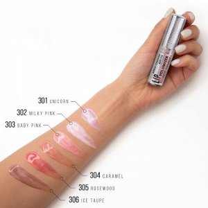 LUXVISAGE Блеск-плампер для губ LIP VOLUMIZER HOT VANILLA 307 DUSTY LILAC