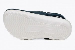 Обувь мужская пляжная Сабо двухцветные с белой подошвой цвет Морская волна
