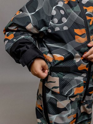 Комбинезон. Цвет: Милитари черный