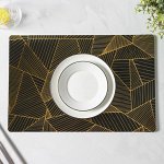 Салфетки сервировочные на стол Magistro, 4 шт, 45х30 см, чёрные