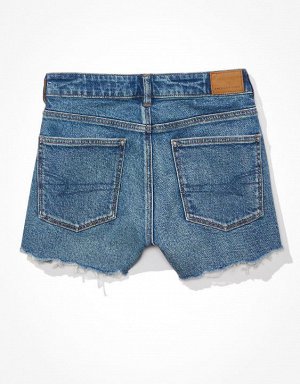 AE Strigid Denim Mom Short