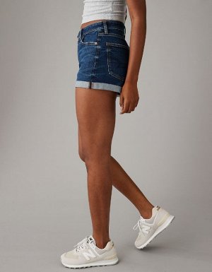 AE Stretch Denim Mom Short