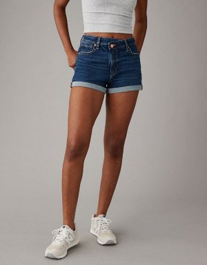 AE Stretch Denim Mom Short