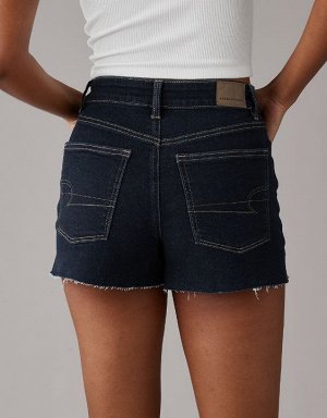 AE Stretch Crossover Waist Denim Mom Short