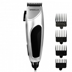 Машинка для стрижки волос , серебр., 10Вт, 220-240В. ERGOLUX ELX-HC03-C42