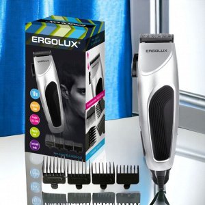 Машинка для стрижки волос , серебр., 10Вт, 220-240В. ERGOLUX ELX-HC03-C42