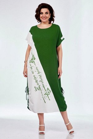 Диомант 1957 зелень, Платье