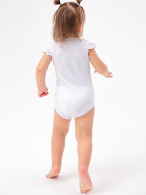 Комплект детский трикотажный для девочек: боди, шорты