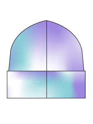 Шапка трикотажная для девочек