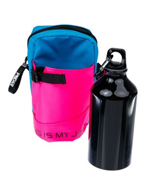 Комплект для девочек: сумка текстильная, бутылка для воды