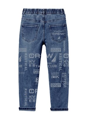 Брюки текстильные джинсовые для мальчиков