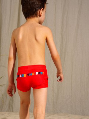 Плавки-шорты трикотажные для мальчиков «8»