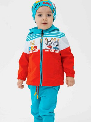 Play today Куртка детская текстильная с полиуретановым покрытием для мальчиков (ветровка)