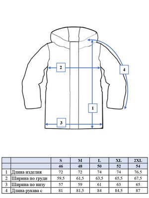 Куртка текстильная с полиуретановым покрытием для мужчин
