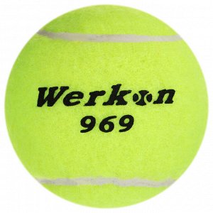 Набор мячей для большого тенниса WERKON 969, с давлением, 3 шт.