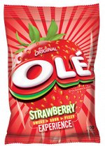 Конфеты со вкусом клубники &quot;OLE Candy Strawberry&quot;,  28 гр.