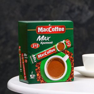 Напиток кофейный растворимый крпекий "MacCoffee Max, 3 в1",16 г