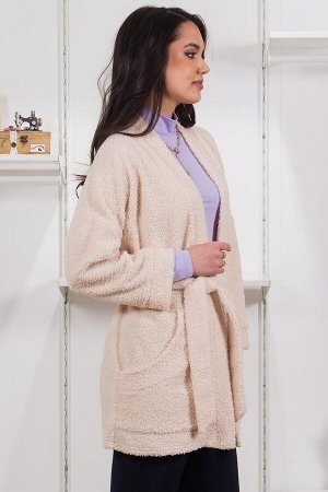 Кардиган. Цвет: молочный