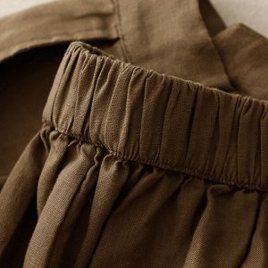 Женские шорты с эластичным поясом, хаки