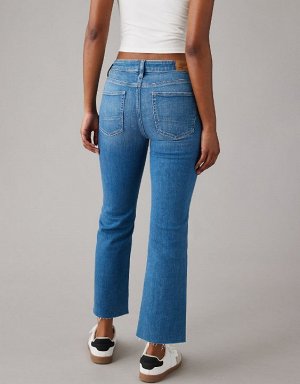 AE Stretch High-Waisted Kick Bootcut Crop Jean