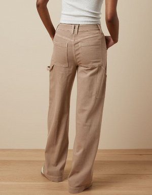 AE Dreamy Drape Stretch Super High-Waisted Baggy Wide-Leg Pant