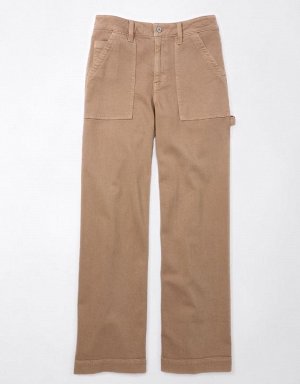 AE Dreamy Drape Stretch Super High-Waisted Baggy Wide-Leg Pant