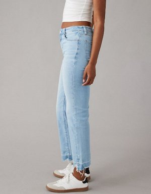 AE Stretch High-Waisted Kick Bootcut Crop Jean