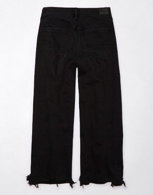 American Eagle AE Strigid Super High-Waisted Baggy Wide-Leg Ankle Jean