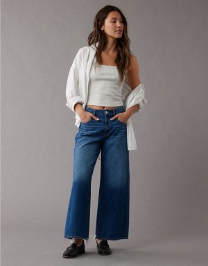 AE Strigid Super High-Waisted Baggy Wide-Leg Ankle Jean