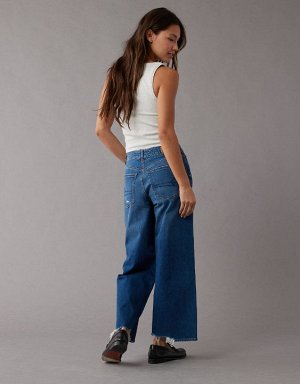 AE Strigid Super High-Waisted Baggy Wide-Leg Ankle Jean