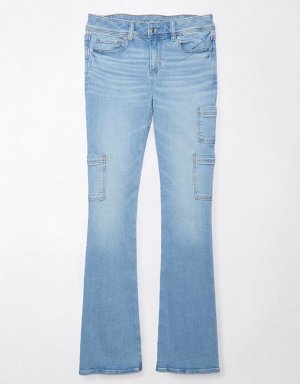 AE Stretch Low-Rise Kick Bootcut Jean