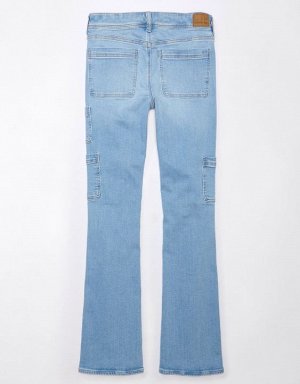 AE Stretch Low-Rise Kick Bootcut Jean