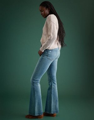 AE77 Premium High-Waisted Flare Jean